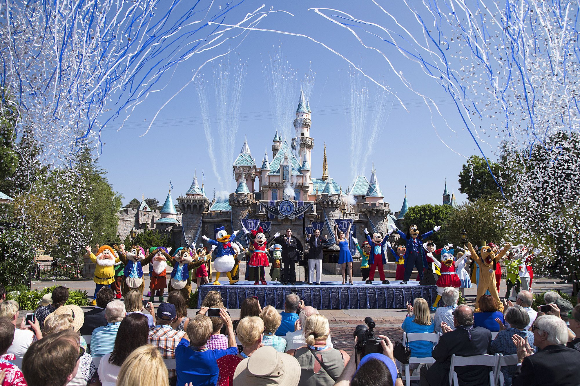 Disneyland Castle 60th birthday celebration Disney Parks:Getty Images