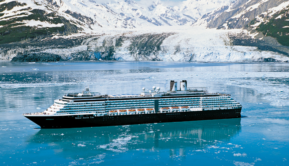 Holland America’s Oosterdam in Alaska. Cruises in The Last Frontier are attracting more interest, say half the agents polled by Travel Agent.