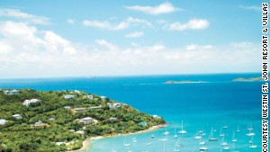 Volunteers at the Westin St. John get more than a pat on the back. 