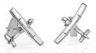 These sterling-silver cufflinks ($198) will remind him that even when he’s stuck in the most boring work meeting, adventure is just around the corner. Buy online at studio1098customjewellery.com.