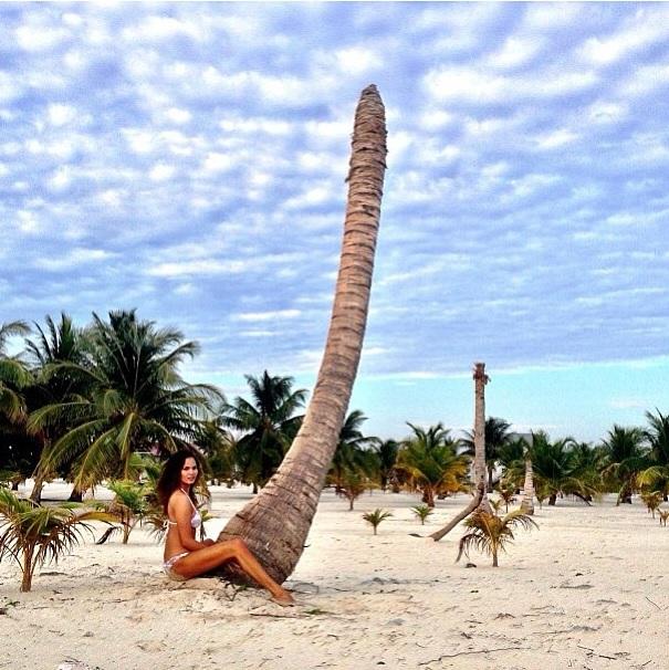 Chrissy Teigen models Beach Bunny Bridal