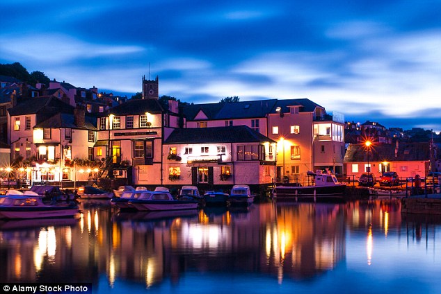 The owners of the hotel, located in Falmouth (pictured), were ordered to pay more than £14,000 by the courts and Mr Bullivant blames them for not maintaining the property