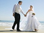 Beach bride: Sri Lanka had long topped the list of favoured countries for an exotic wedding