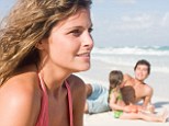 Bare-faced cheek: Nearly half of women admit to not wearing make-up on holiday