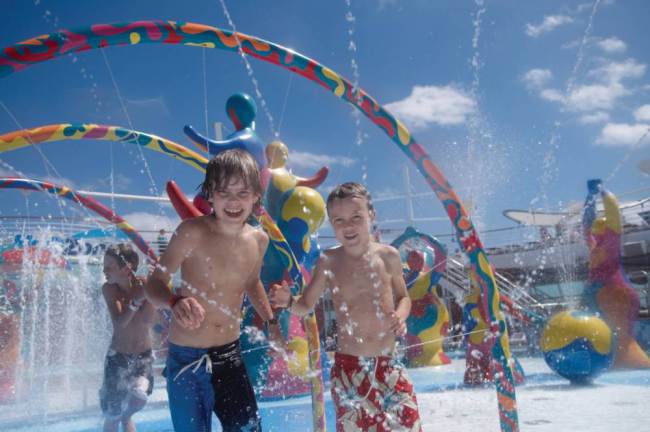 Having fun on a Royal Caribbean cruise (Picture: supplied)