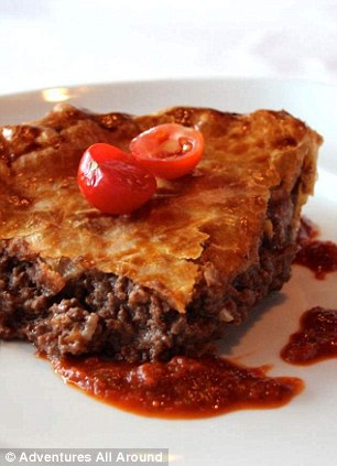 A fancy version of an Aussie meat pie
