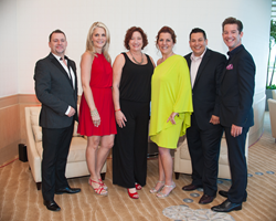 The Viking Cruises team supports Cruise Planners’ CEO, Michelle Fee on her journey as a Leukemia and Lymphoma Society Woman of the Year candidate, and Cruise Planners COO, Vicky Garcia, who is also godmother of the Viking Magni. Photo credit: Julia Rose