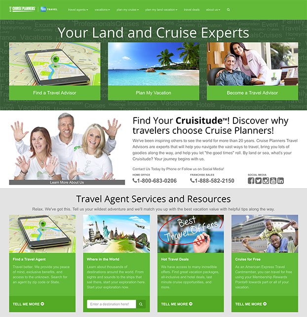cruise planners website
