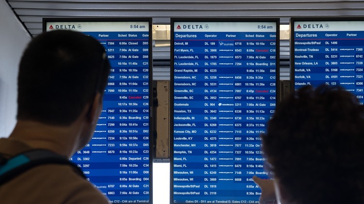Power Outage Strands Delta Airlines Operations Worldwide