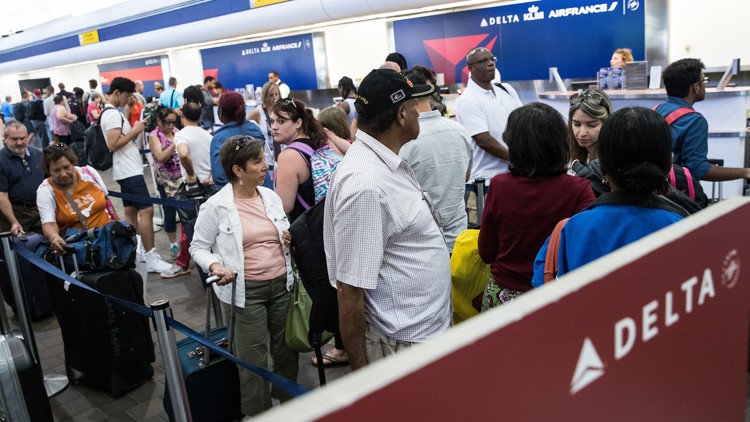 Power Outage Strands Delta Airlines Operations Worldwide