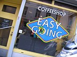 Defiant: The Easy Going coffee shop has been shut for months as its owner refuses to adhere to the rule about selling only to Dutch residents