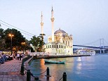Dripping with history: A mosque perched on the banks of the Bosphorus