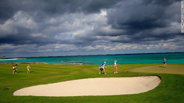 In the Bahamas, the cost would be $5,815 ... not including golf.