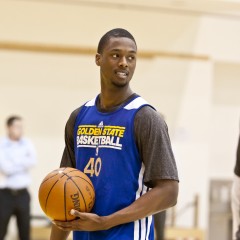 Warriors third-year forward Harrison Barnes is starting this season and putting up career-bests in scoring, rebounding and shooting percentage.