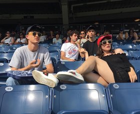 Hari Nef at Yankee Stadium