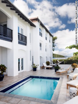 Though it's one of the largest British Virgin Islands, the nearly 2,000-acre Peter Island is private, unlike some of its neighbors.