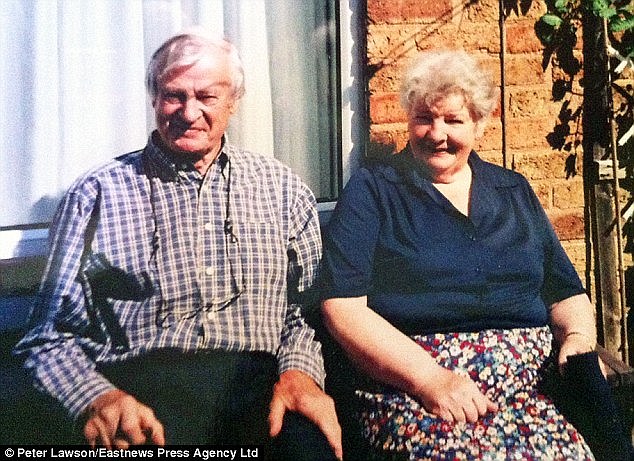 The ship hit the headlines in February when James Swinstead, 85, was killed (pictured here with wife Helen) and several other people were injured when water crashed through restaurant windows
