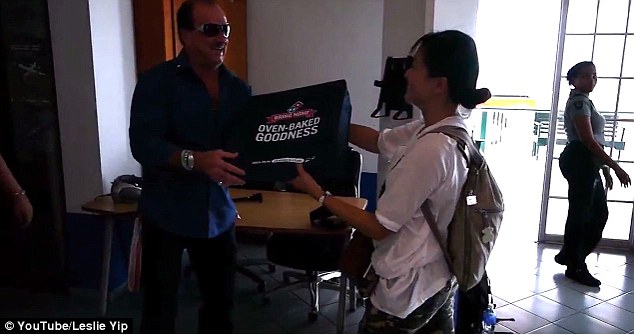 Home delivery is not an option, as hungry customers must pick up their order at the Winair counter