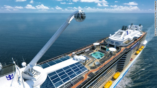Cruise lines are constantly trying to outdo each other. Royal Caribbean's Quantum of the Seas gets the wow factor award, with a skydiving simulator, bumper cars, an aerial viewing pod and inside cabins with virtual balconies thanks to giant LCD screens showing an ocean view. Take a look at other new vessels arriving this year: