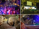 PIC FROM CATERS NEWS - (PICTURED: Inside the club at night, the dance floor) - If you have ever wanted to go CLUBBING like a cave man then check out this nightclub inside a cave. Disco Ayala, in Trinidad, Cuba, is a top nightclub set inside a natural cave which holds thousands of partygoers, bright lights and a marble dance floor. In total the club, which can accommodate between 3,000 and 4,000 people, has five separate dance floors and three different bars. Though relatively unknown to anyone other than locals, the club is open seven days a week with parties lasting until 3am. SEE CATERS COPY.