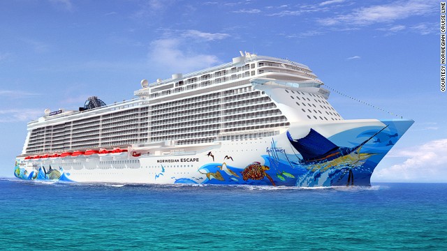 The Norwegian Escape will be the largest ship on the Norwegian Cruise Line fleet. Its most popular route is predicted to be the Eastern Caribbean itinerary, sailing from Miami.
