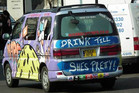 Wicked Campers have been banned from several camping grounds in New Zealand. Photo / Supplied