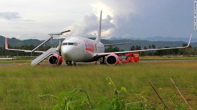 Upon landing at Jalaluddin Airport in Indonesia, a Lion Air Boeing 737 collided with and killed a cow that had wandered onto the runway. Inadequate fencing was blamed.