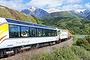KiwiRail's Coastal Pacific service winds its way along the Kaikoura coast line.