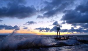 Stormy bay