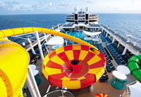 The megaship, Norwegian Epic, features it's own water park
