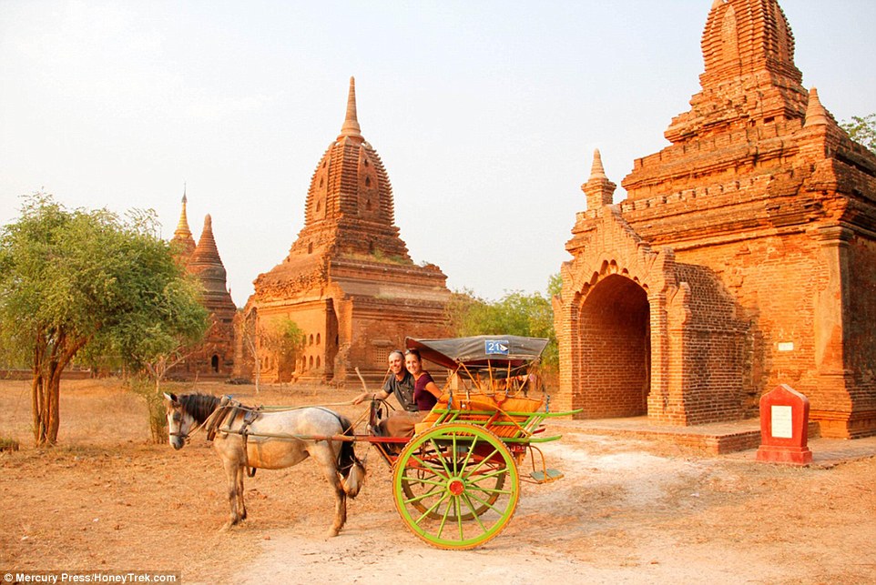 The happy couple say their lengthy trip allowed them to immerse themselves in other cultures and create meaningful memories 