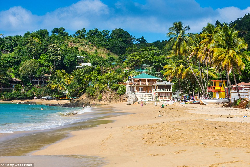 The island, which is just seven miles off the coast of South America, has a balmy tropical climate, and is part of the joint Republic of Trinidad (its much bigger, more industrial neighbour) and Tobago