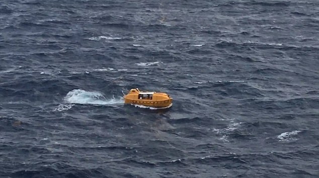 After the dramatic rescue, the 22-year-old was immediately taken to shore for traetement