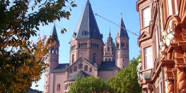 The Mainz Cathedral and Gutenberg Museum. Photo / Supplied