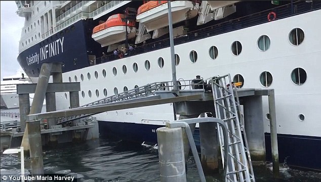 The cruise ship was on a seven-night cruise between Vancouver and the Hubbard Glacier
