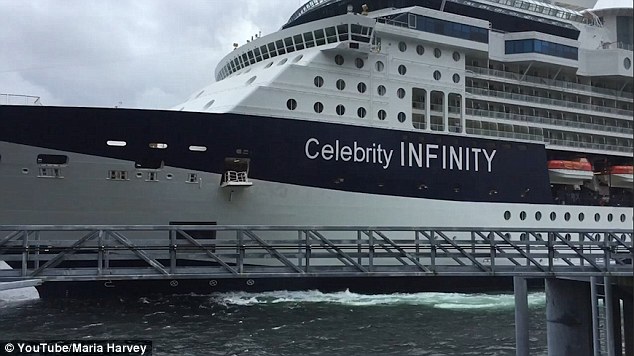 Celebrity Infinity, which has a capacity for 2,170 passengers, underwent repairs after the mishap 