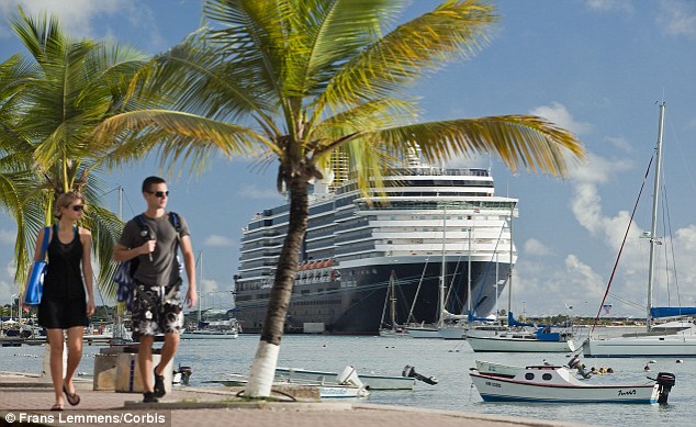 Perfect storm: The influx of tourists over the summer could see them carrying the virus home with them, which could particularly affect the US, which has the same species of mosquitoes as the Caribbean to transport the illness