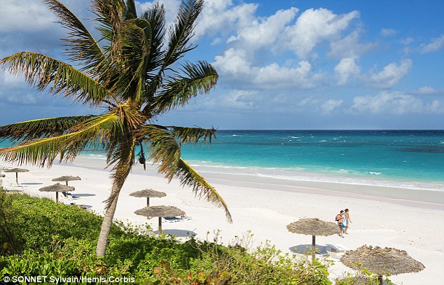 Sunny hotspot: The Caribbean is a popular destination for summer trips for both American and European travellers