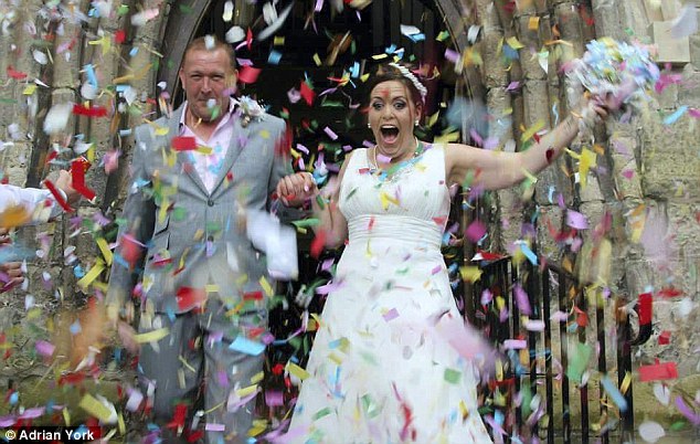 Bride Sharon Lanning, 41, and her husband Alun, 42, were hoping for fun and frolics in a resort brimming with other young couples - but discovered a substitute hotel booked for them was geared towards the over 65's 