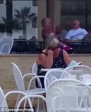 Pictured is a scene from Mr and Mrs Lanning's disappointing hotel in Paphos, Cyprus