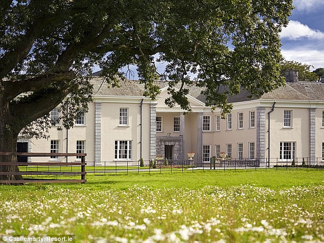 Beautiful setting: Part of the five-star hotel in Cork dates back to the 17th century