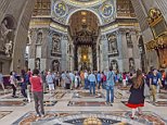 (PICTURED: THE VATICAN)  These amazing photographs show the stunning beauty of the inside of the Vatican and churches in Italy. Photographer Richard Silver, 52, spent more than two years capturing unique visions of well-known houses of worship, including the Santa Maria della Pieta in Venice. The church is known by classical music lovers for being associated with Vivaldi and his young female musicians who were orphans. Some of the other churches Silver, from New York, visited were the magnificent Sant'Ignazio, dedicated to Ignatius of Loyola, the founder of the Society of Jesus, and the ornate Church Del Gesu in Rome. He has taken photos of churches in Beijing, Istanbul, Easter Island, Milan, Rome, London, Warsaw, Singapore, Shanghai, Goa, Dubai, Trieste and Venice.  SEE MERCURY COPY