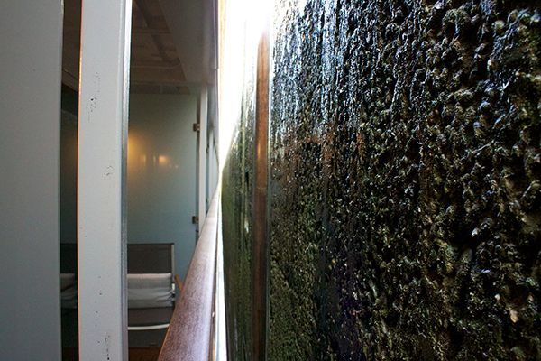 river cruise ship inside lock