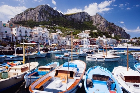 Capri's main harbour, Marina Grande.
