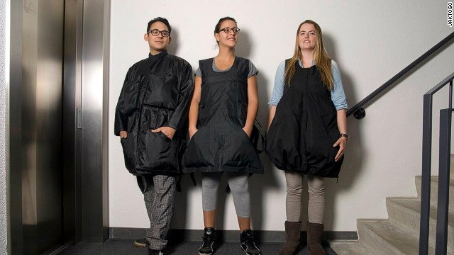 For those sick of baggage fees there's now Jaktogo, a jacket covered in pockets allowing passengers to pack everything into their coats. Adios, luggage fees. And pride.