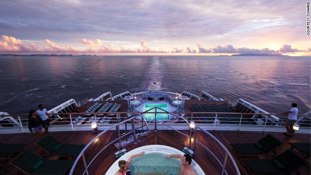 To the planetarium or the ballroom after sunset cocktails? The iQueen Mary 2/i makes a stylish nine-day cruise from New York to Hamburg, Germany. In 2004, it became the first transatlantic passenger liner built in 35 years.