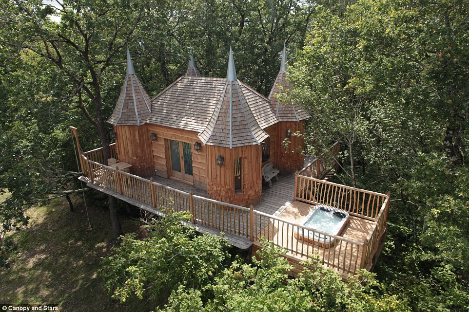 For those couples looking to stay a bit closer to home, the Monbazillac Treehouse in southern France is a fantastical getaway option