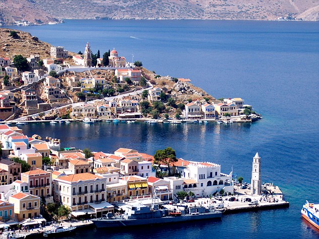 Size matters: L'Austral dropped anchor at ports where larger ships aren't able to, including the island of Symi
