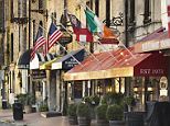 United States, USA, Georgia, Savannah, Historic River Street, downtown waterfront