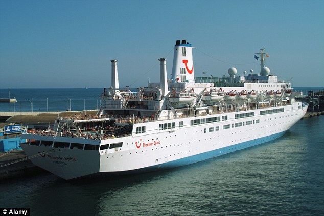 The Thomson Spirit is the tour operator's oldest ship, boasting three restaurants, five bars and two lounges